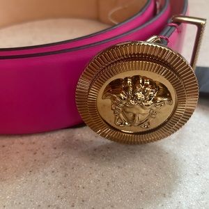 Authentic Versace Belt. Hot pink